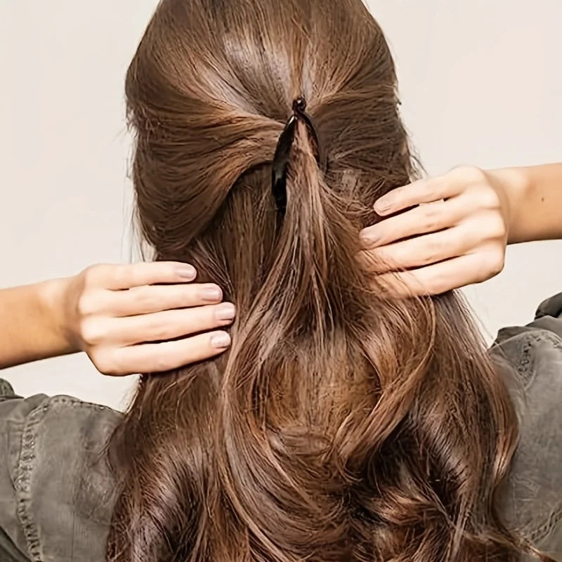 Stylish Matte Banana Hair Clips - Perfect Fish-Shaped Ponytail Accessories for Trendy Women! 🌟✨ #HairGoals #FashionAccessories